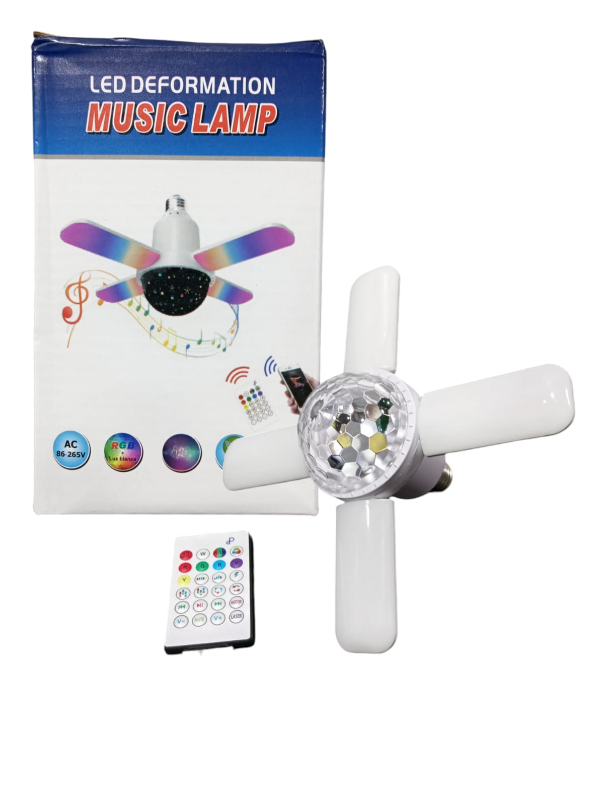 Miniatura 3 de LUZ DISCOTEQUERA BLUETOOTH SLP-4X